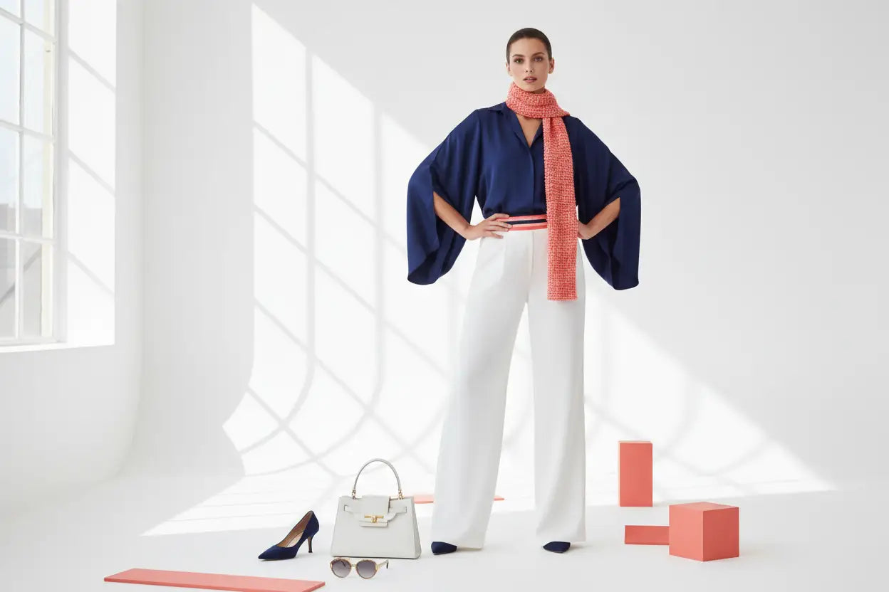 White structured handbag with silver toned hardware and top handle featured in affordable premium clothing shop ARBA Global.