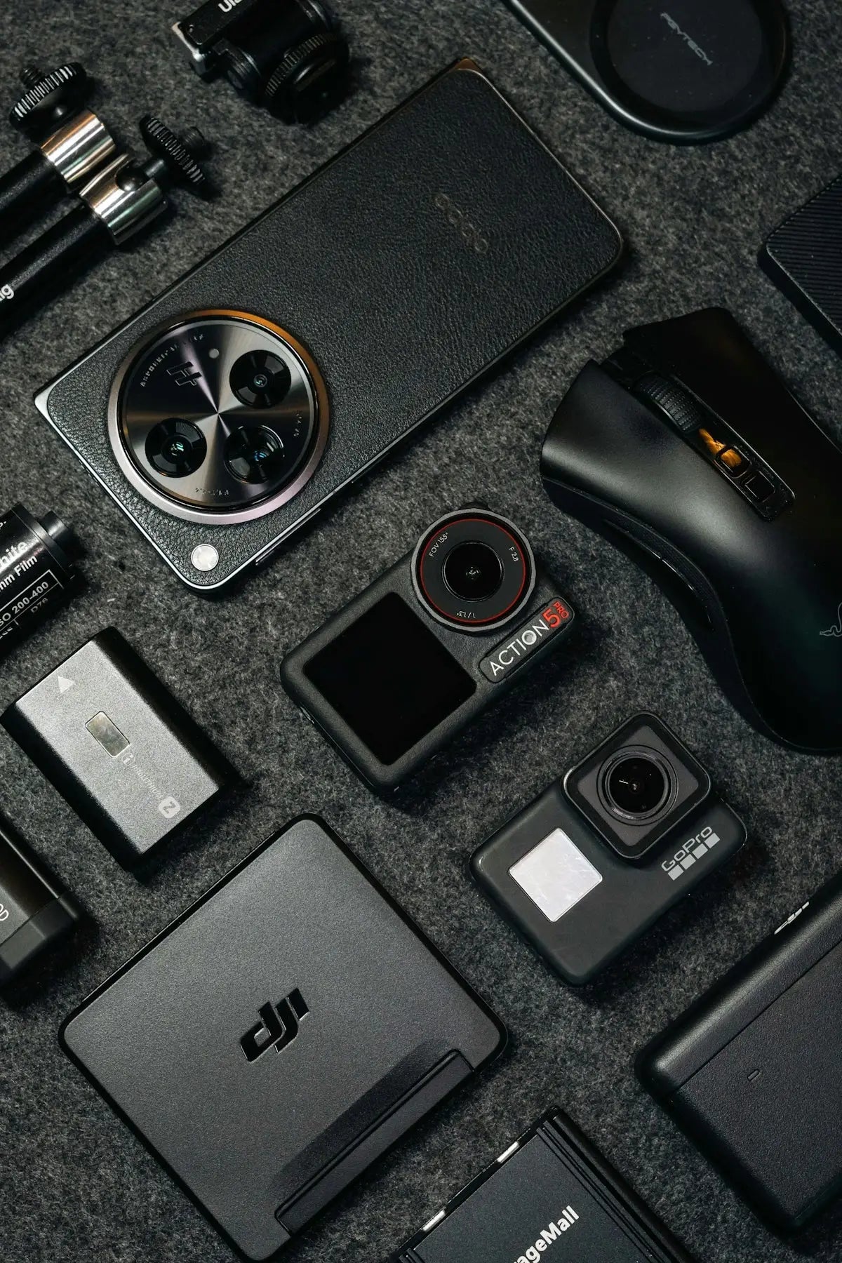 Black oppo phone back side with circular camera module and metallic accents featured in arba global store innovations article