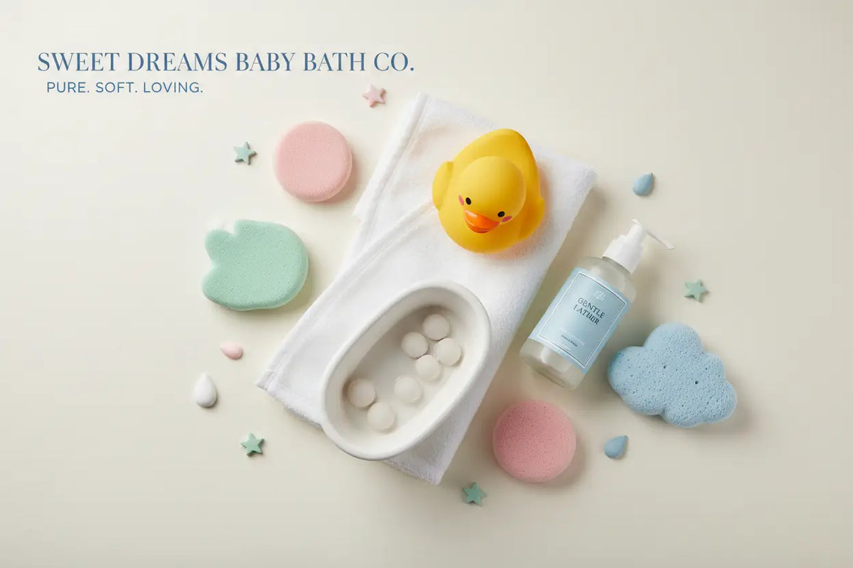 Yellow rubber duck toy made of soft plastic designed for baby bath play and sensory development.
