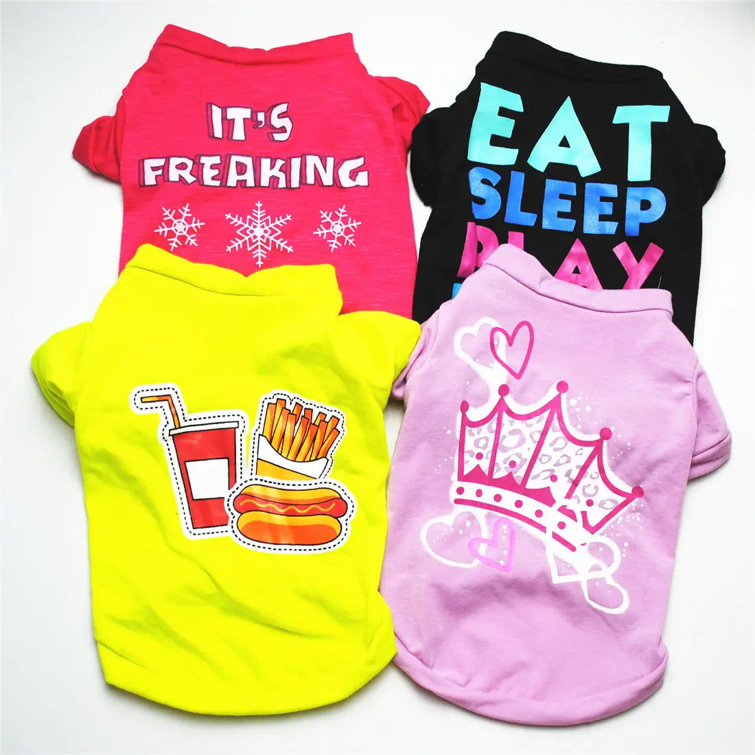 Summer Dog Cooling Vest Breathable Printed Cotton Shirt