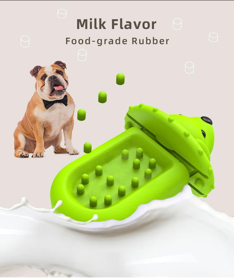 Dog Crate Slow Feeder Rubber Lick Pad Training Tool