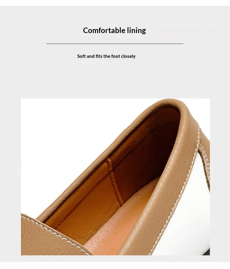 Mocassins décontractés en cuir camel pour homme à mors de cheval avec doublure souple et confortable et conception à enfiler, offrant un maintien étroit du pied.