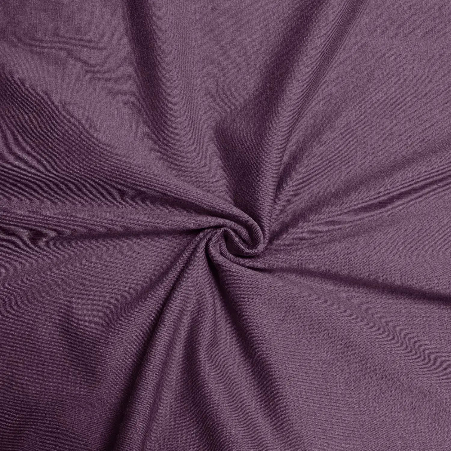 A soft deep purple men’s dual pocket short sleeve polo shirt made from cotton blend fabric with a subtle textured weave.
