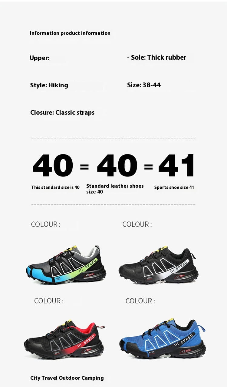 Men’s Lightweight Breathable Outdoor Trekking Shoes