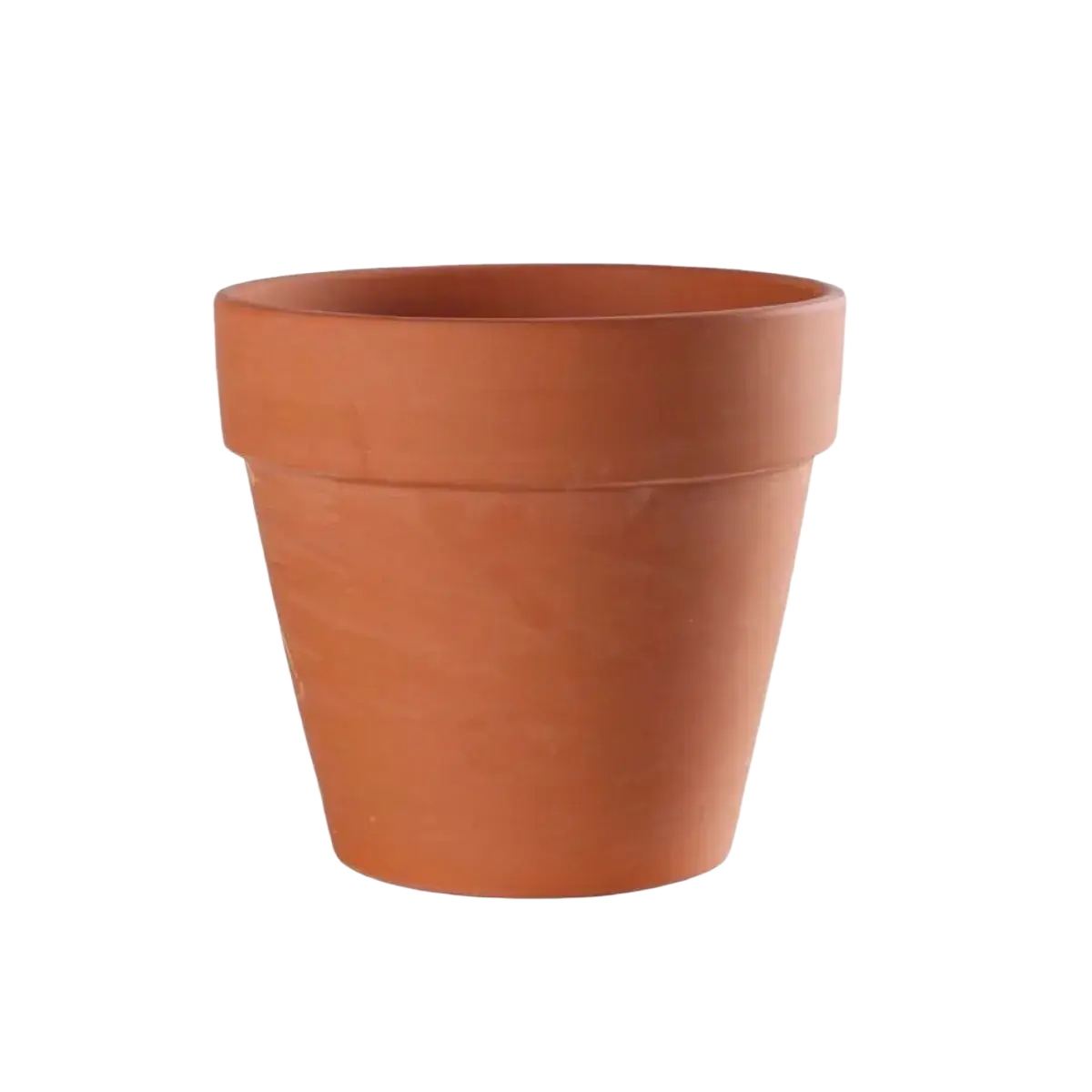 16 pcs mini terracotta pots with drainage holes featuring a classic tapered shape and smooth earthy orange finish ideal for party favors