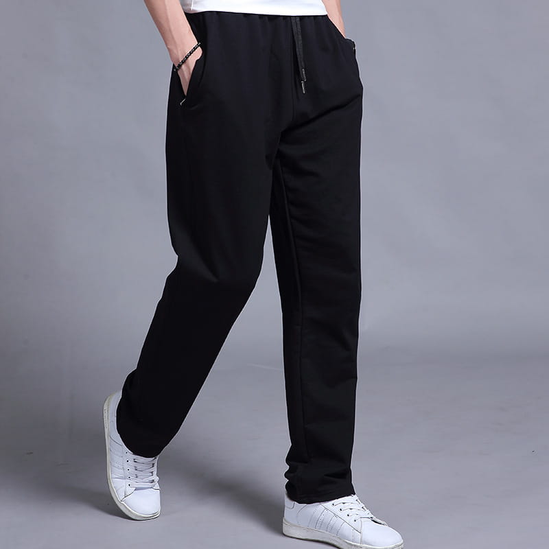 men breathable quick dry mesh joggers in black featuring a relaxed fit with drawstring waist and side pockets