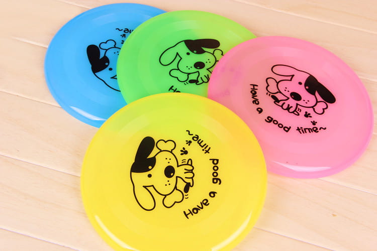 Dog Flying Disc Interactive Silicone Training Toy