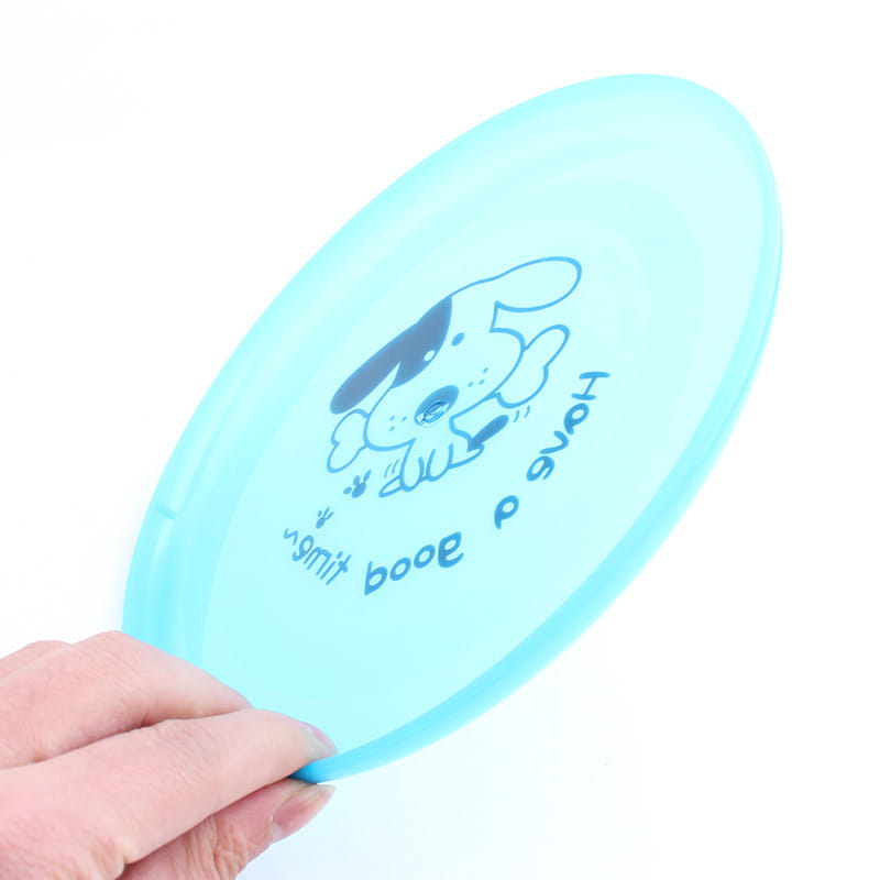 Dog Flying Disc Interactive Silicone Training Toy