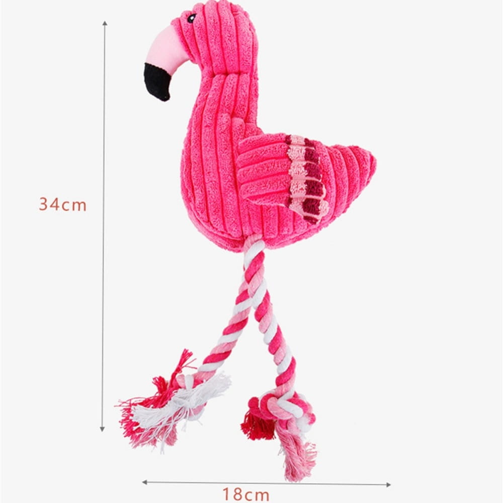 Dog Squeaky Toy Corduroy Molar Plush for Pets