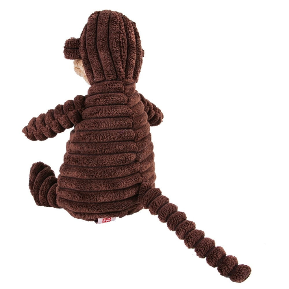 Dog Squeaky Toy Corduroy Molar Plush for Pets