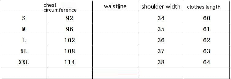 Size chart for the retro ruffled bowknot short sleeve blouse displaying chest circumference waistline shoulder width and clothes length in centimeters for sizes s through xxl.