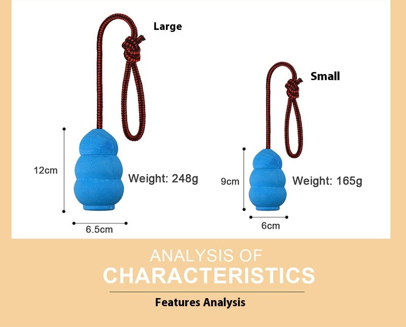 Natural Rubber Rope Hoist Pet Toy for Dogs