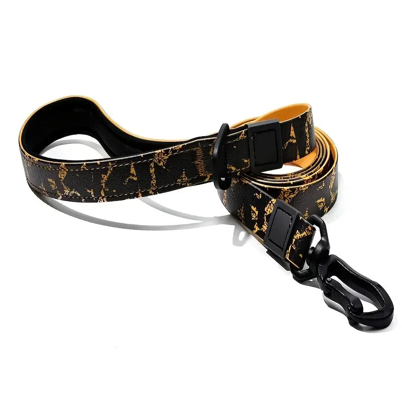 Waterproof Pvc Dog Leash and Collar Set Small