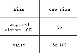 The pleated wide flare maxi skirt size chart shows one size with a length of 96 cm and waist measurements ranging from 66 to 108 cm.