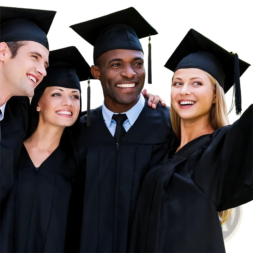 Black adult graduation cap with tassel in 2025 design made of durable fabric for graduation ceremonies