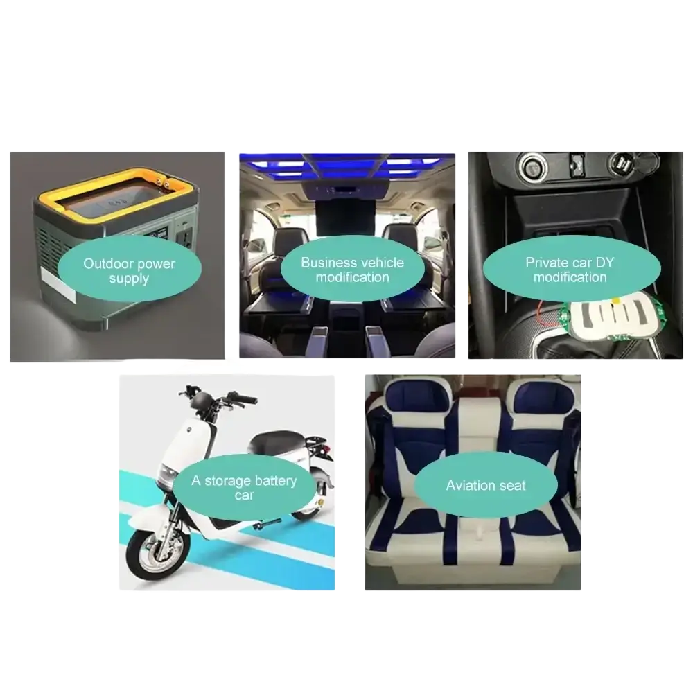 A white and black electric scooter paired with a 20w quick charging wireless charger module 9-32v for efficient charging wireless use