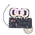 20w wireless charger module with black circuit board and pink coil wire for car and home use
