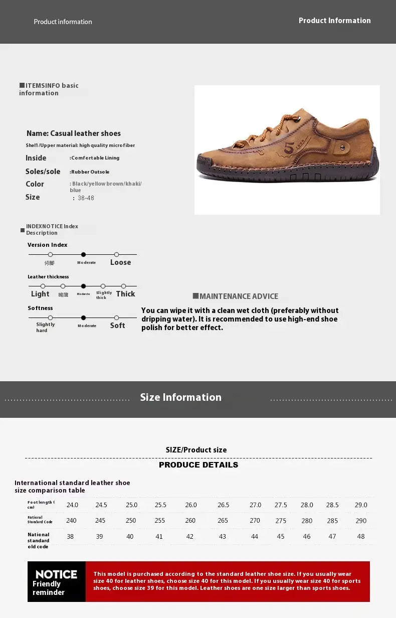 Herren-Lederschuh im britischen Casual-Stil mit Schnürung, in der Farbe Braun, mit klassischem Design und einer Gummisohle.
