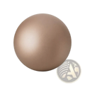 22 cm anti burst pilates yoga ball in smooth beige matte finish for fitness core training exercises