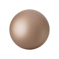 22 cm anti burst pilates yoga ball in smooth beige matte finish for fitness core training exercises