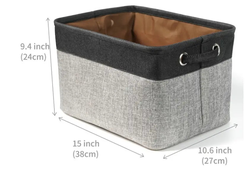 Dog Toy Basket Linen Storage Bin for Pet Supplies