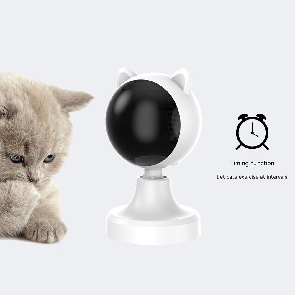 Smart Laser Cat Teaser Toy Usb Rechargeable Abs