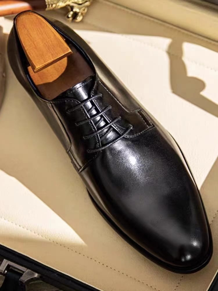 Men’s Hand Rubbed Leather Oxford Dress Shoes