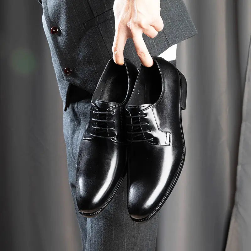 Men’s Hand Rubbed Leather Oxford Dress Shoes