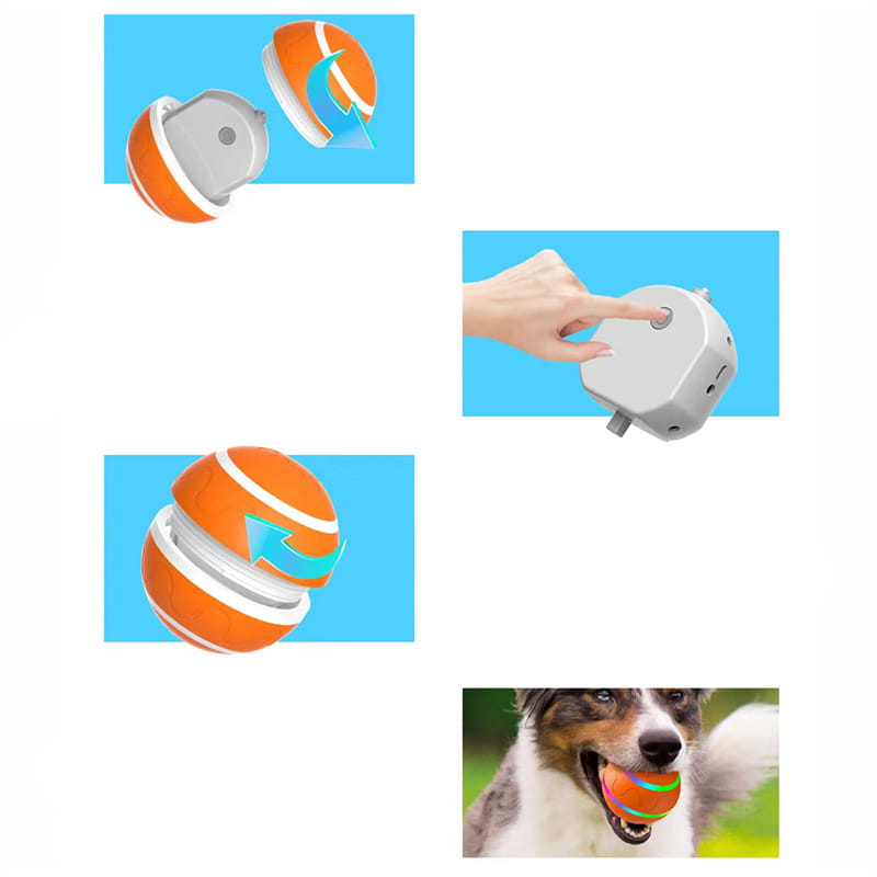 Interactive Cat Ball Toy Automatic Usb Rotating Ball