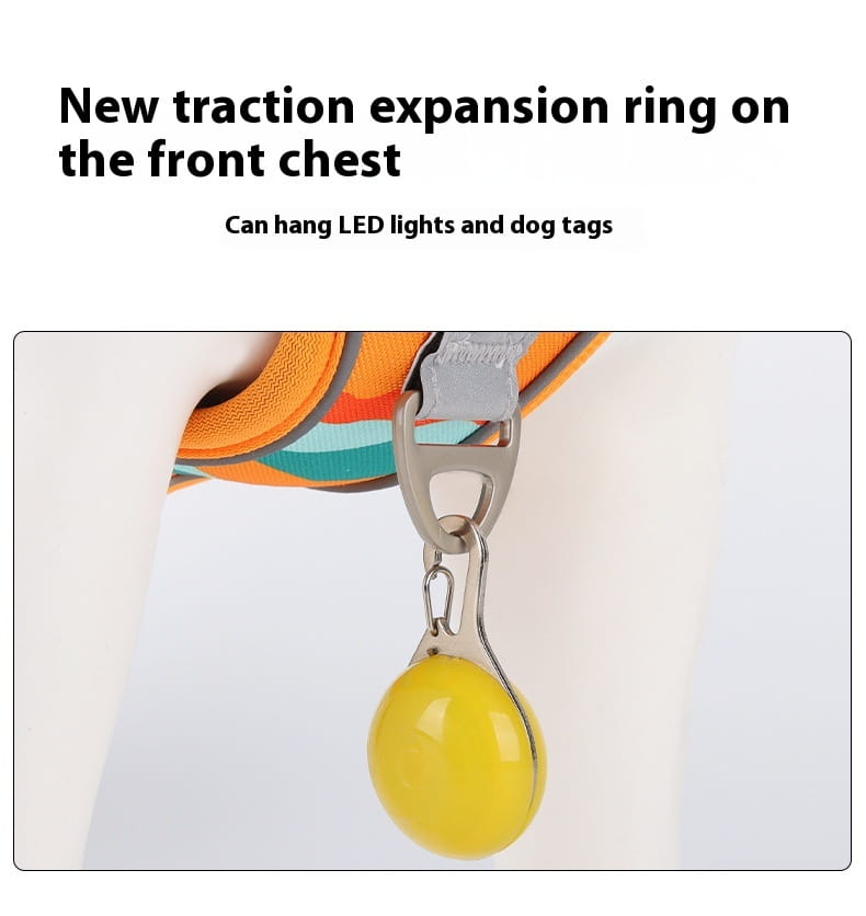 Reflective Oxford Cloth Dog Harness and Lead Set