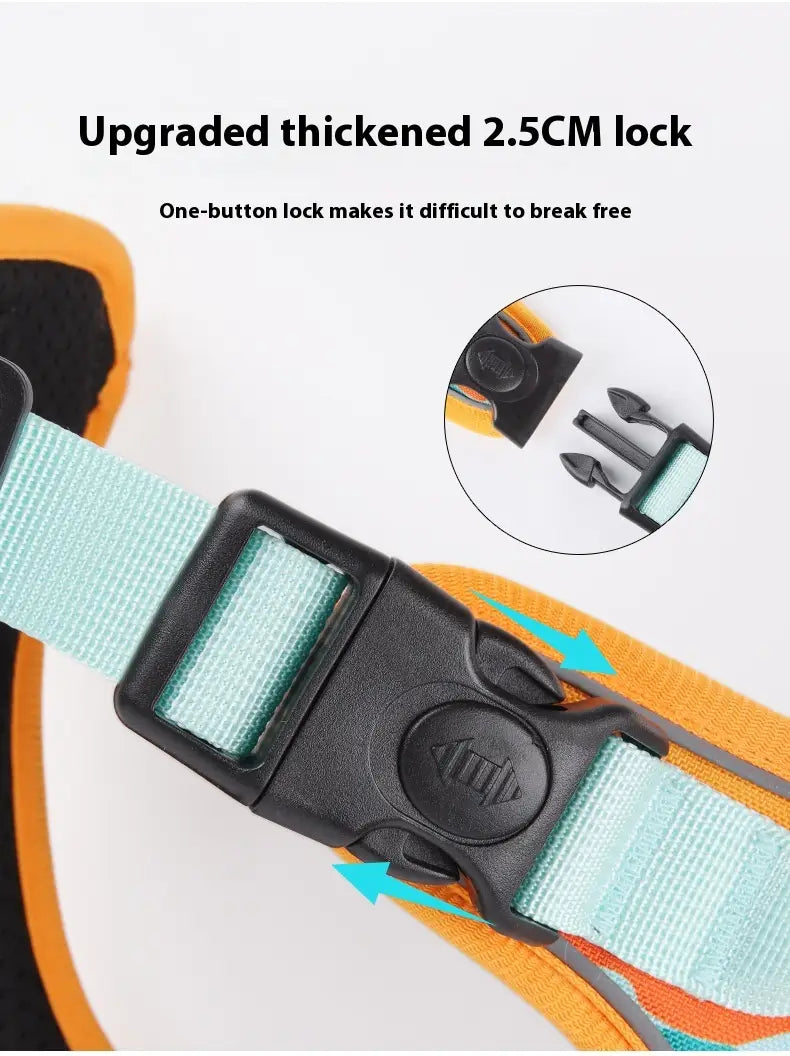 Reflective Oxford Cloth Dog Harness and Lead Set