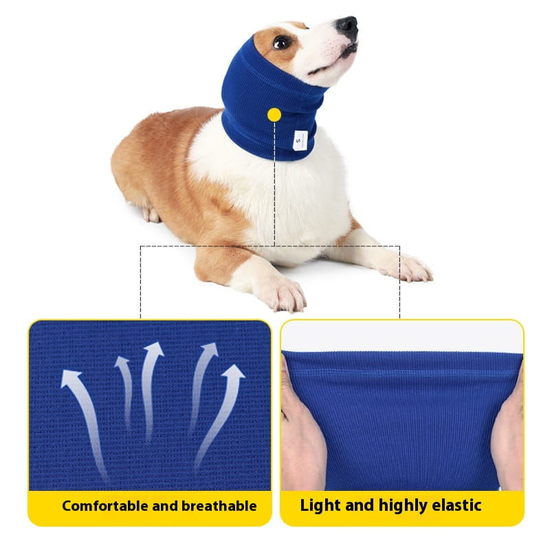 Écharpe bandeau de confort pour chien en polyester