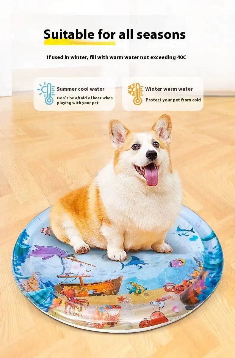 Cooling Water Sensory Play Mat for Cats and Dogs