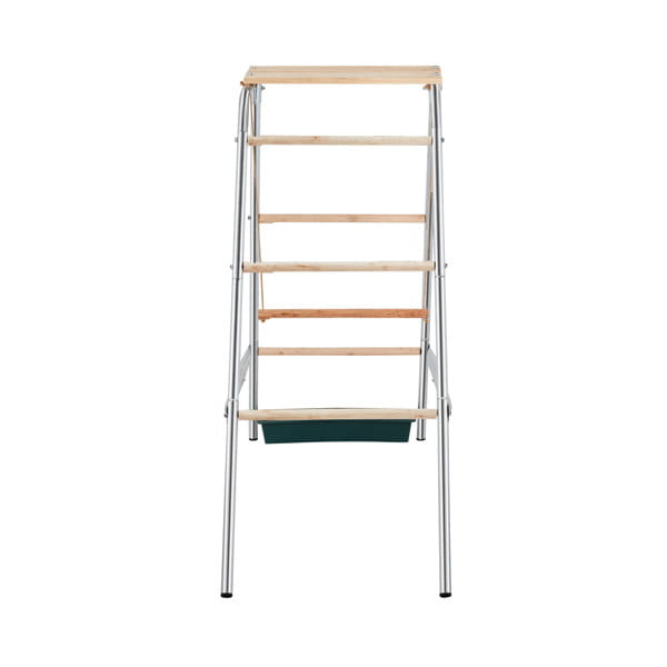Hühner-Sitzstange mit 4 Ebenen aus Metall und Holz für Outdoor-Aktivitäten