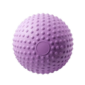 Lavender 25cm dotted pilates exercise ball with textured raised bumps and smooth center for pelvic floor training