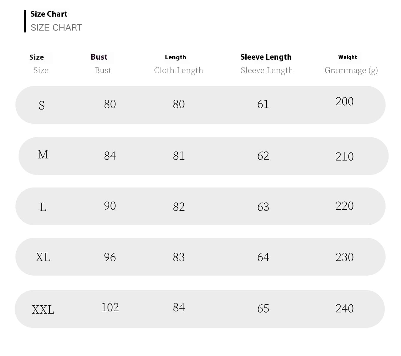 Size chart displaying measurements in centimeters for the black flocking floral velvet sheath mini dress in sizes small through double extra large.