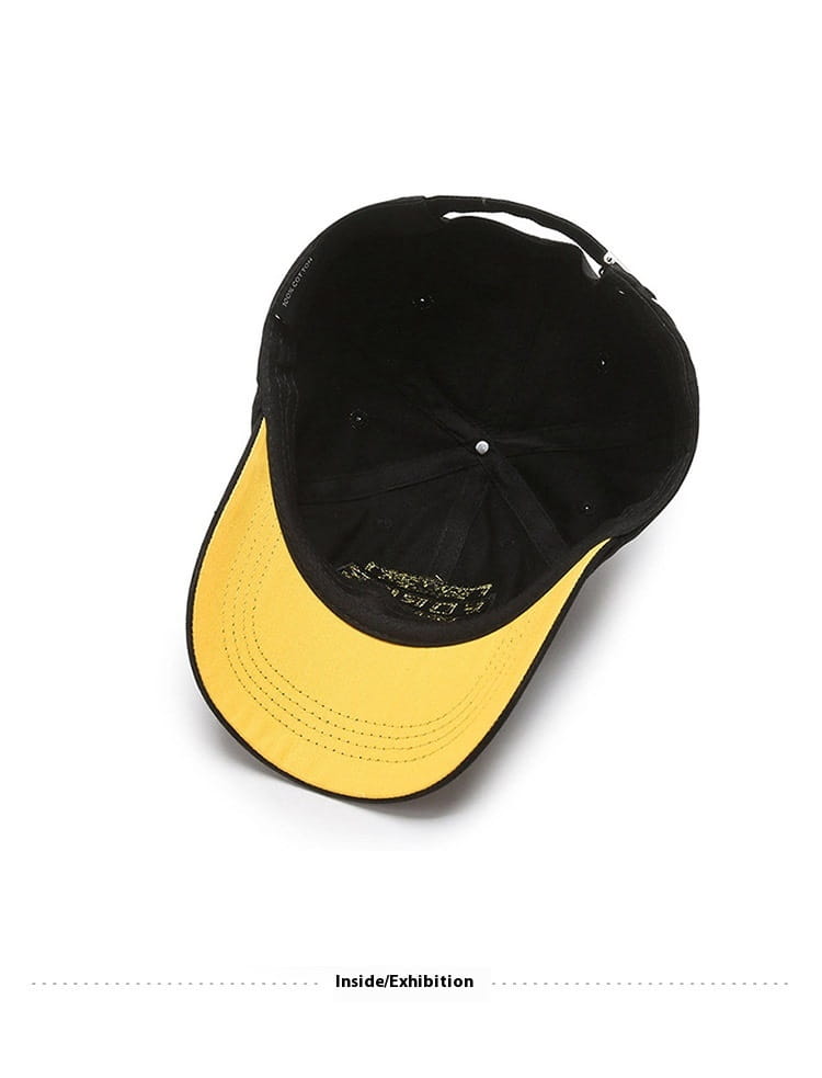 New York Force embroidered baseball cap in black and yellow with a curved brim and subtle front embroidery.