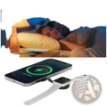 White 3 in 1 magnetic wireless charging station with built-in overcurrent overcharge and overtemperature protection