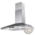 30 inch wall mount stainless steel zomagas range hood with 450 cfm and sleek modern digital control panel