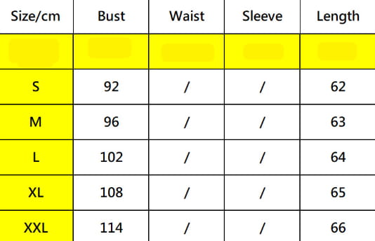 The image displays a size chart in centimeters for the button vest women casual sleeveless top ranging from size s to xxl.