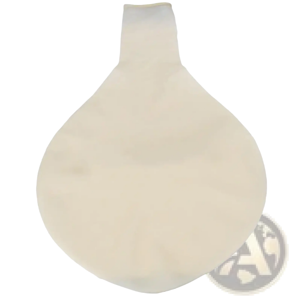 Off-white 36 inch wedding balloon with smooth translucent latex surface and narrow neck for romantic party decor