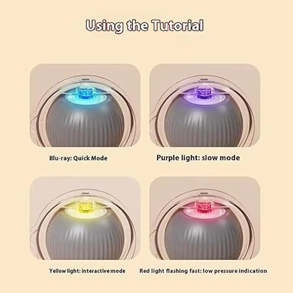 Interactive Rolling Cat Ball Silicone Motion Toy