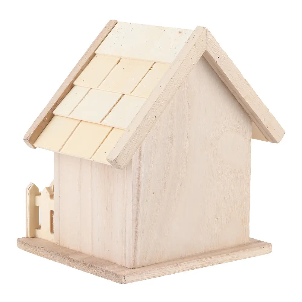 Casa de madera para aves colgante, nido para loros y aves pequeñas
