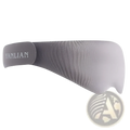 Gray 3d sleep mask with breathable soft textured fabric and contoured design for comfortable eye shading cover