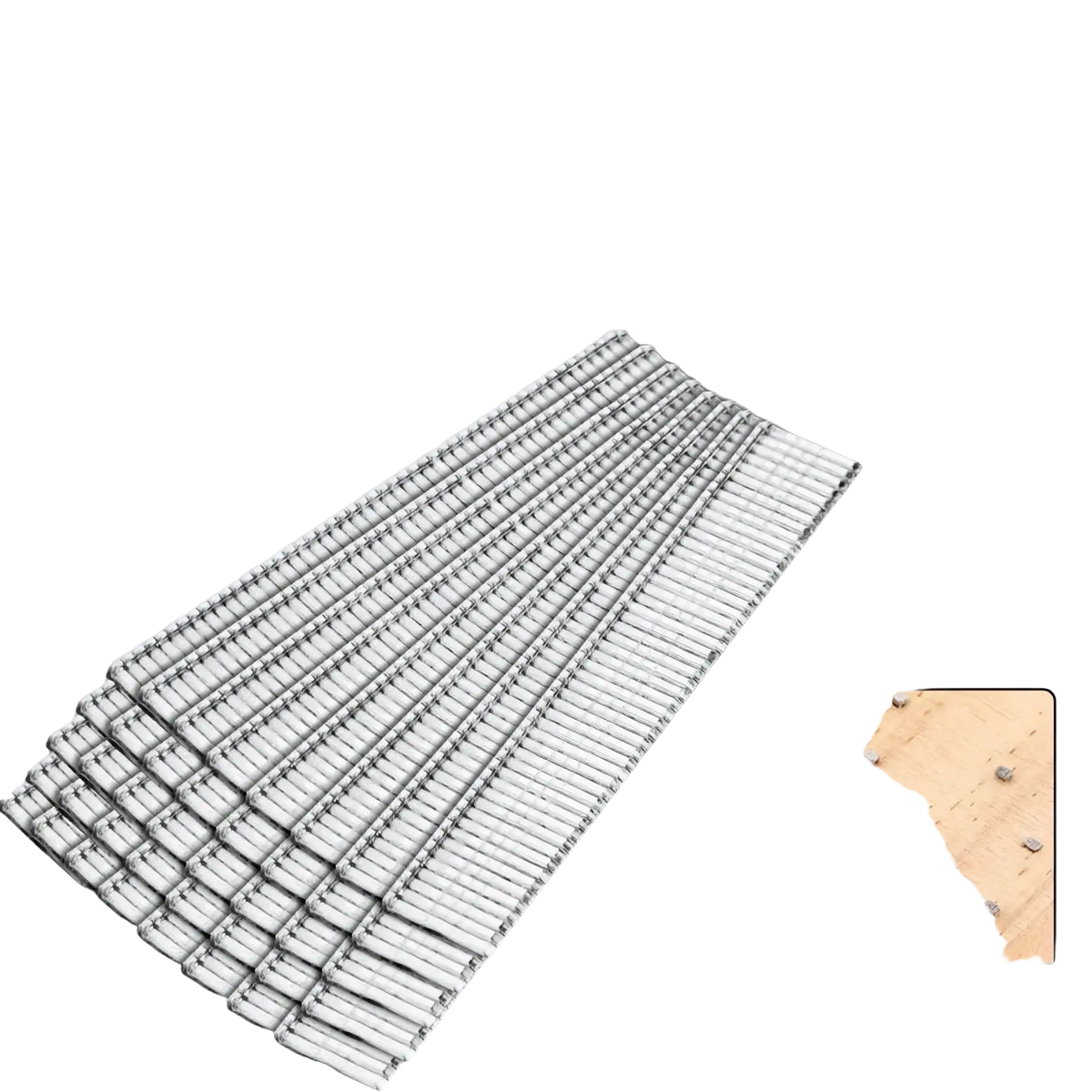 A pack of 2000 silver t-nails 10x2x1.25mm for 4 in 1 heavy duty staple gun upholstery diy without nail gun use