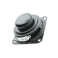Black 40mm 4 ohm 5w full range bluetooth speaker driver with circular cone and metal mounting bracket