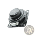 Black 40mm 4 ohm 5w full range bluetooth speaker driver with circular cone and metal mounting bracket
