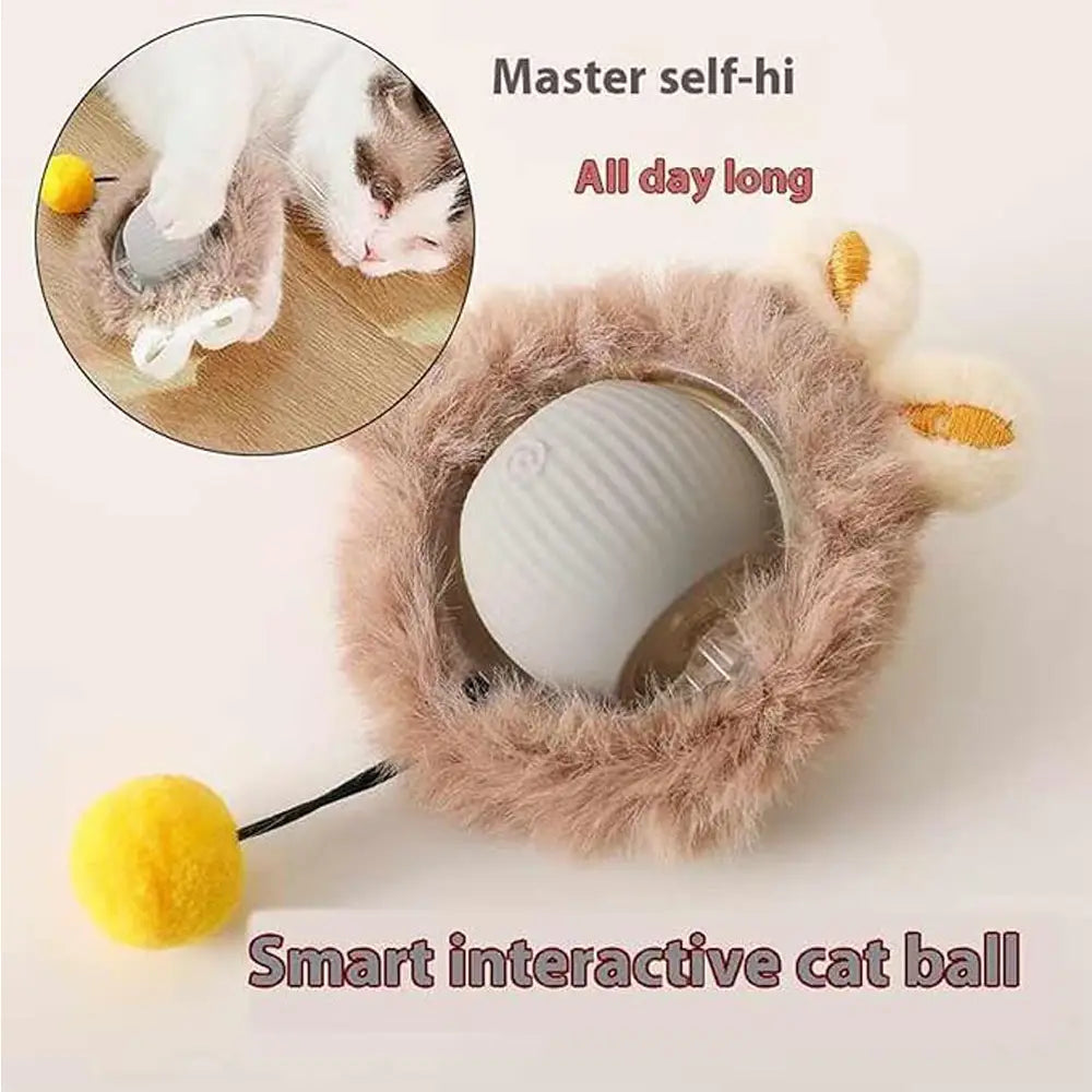 Electric Dog Cat Ball Toy Intelligent Rolling Pet Toy