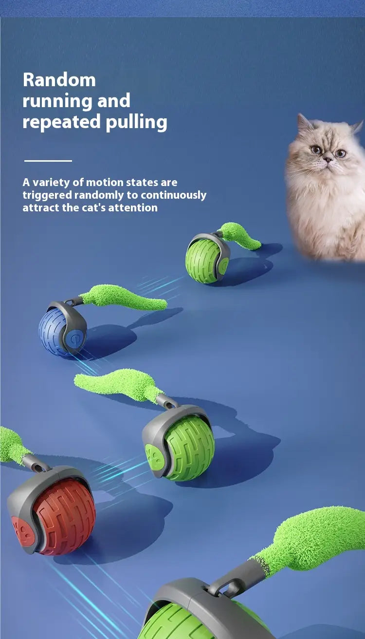 Interactive Cat Toy Ball Smart Electric Usb Rechargeable