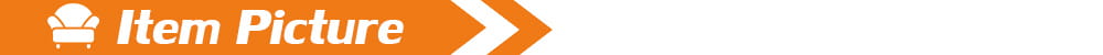 Gráfico de patrón de chevrón color naranja con imagen del artículo en texto blanco sobre un fondo liso para la alarma mecánica de cuenta regresiva del temporizador de cocina para hervidor.